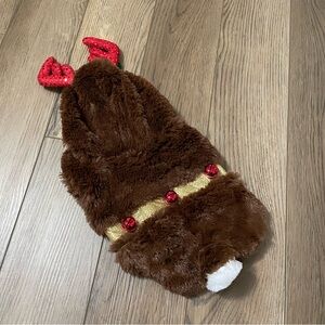Pet Holiday Small‎ Dog Reindeer Costume With Jungle Bells